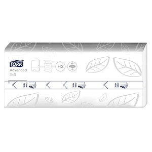 TORK Papierhandtücher 120454 H2 Advanced Interfold-Falzung 2-lagig 2.400 Tücher