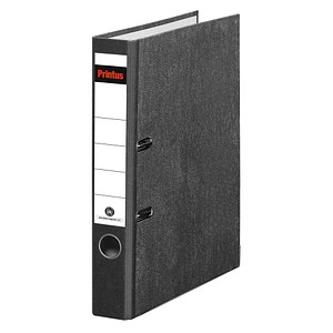 Printus Ordner schwarz marmoriert Karton 5,0 cm DIN A4, 1 St.