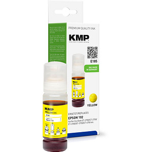 KMP E185  gelb Tintenflasche kompatibel zu EPSON 102/T03R44
