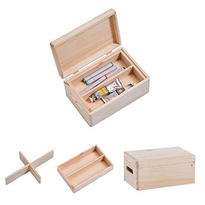 Zeller Aufbewahrungsboxen-Set braun, 1 Set