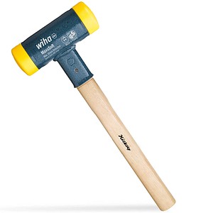 Wiha 02098 Schonhammer 1,7 kg Kopf: Gummi