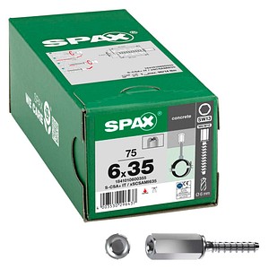 SPAX® Betonschrauben S-CSA+ Innengewinde 1841010600355 6 mm x 35 mm, 75 St.