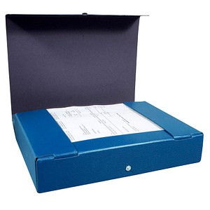 ELBA Heftbox 6,5 cm blau