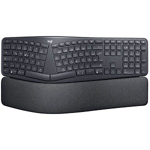 Logitech ERGO K860 ergonomische Tastatur kabellos schwarz