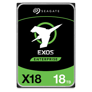 Seagate EXOS 18 512E/4K SATA mit Selbstverschlüsselung 18 TB interne HDD-Festplatte