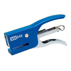 sax design Heftzange 646 blau, 1 St.