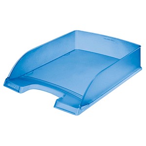 LEITZ Briefablage Plus blau-transparent DIN A4, 1 St.