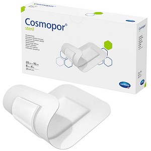 HARTMANN Wundverband Pflaster Cosmopor® Steril 9008122 weiß 10,0 x 20,0 cm, 25 St.