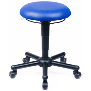 meychair XXL-Bürohocker A19-TR-KL 10023 blau Kunstleder, 1 St.