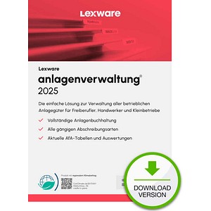 LEXWARE Anlagenverwaltung 2025 Software Vollversion (Download-Link)