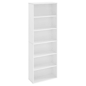 VASAGLE Bücherregal weiß 60,0 x 24,0 x 178,5 cm, 1 St.