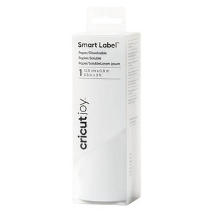 cricut™ Joy Smart Label Papier auflösbar für Schneideplotter weiß 13,9 cm x 0,9 m,  1 Rolle