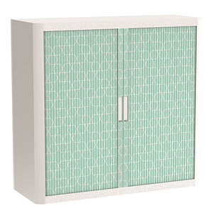 PAPERFLOW easyOffice Colour Rollladenschrank 60116 2 Fachböden 110,0 x 41,5 x 104,0 cm