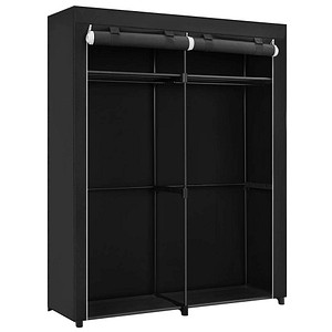 SONGMICS Stoffschrank, RYG02BK schwarz 140,0 x 43,0 x 174,0 cm, 1 St.