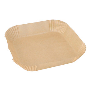 PAPSTAR Backpapier für Heißluftfritteusen 20 cm eckig 100 St.