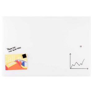 FRANKEN Glas-Magnettafel 60,0 x 45,0 cm weiß