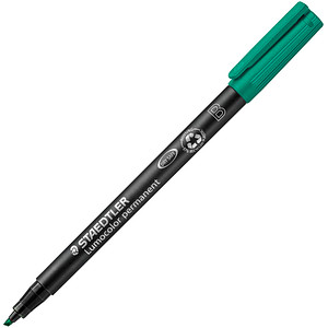 STAEDTLER Lumocolor® Folienstift grün 1,0 - 2,5 mm permanent
