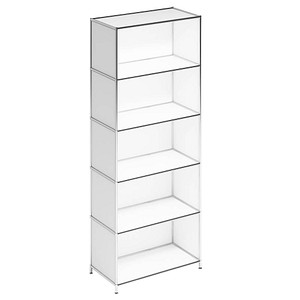 viasit Aktenregal System4 weiß 77,9 x 40,4 x 193,2 cm, 1 St.
