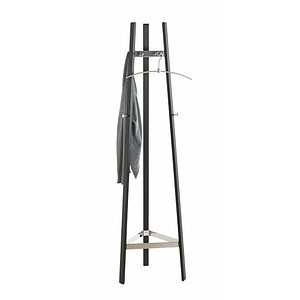 HAKU Möbel Kleiderständer 52254 schwarz Metall 9 Haken 47,0 x 177,0 cm, 1 St.