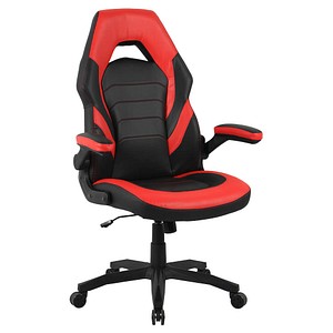 Gaming Stuhl, 10016 Kunstleder schwarz