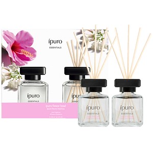 ipuro Raumduft ESSENTIALS flower bowl blumig 2x 50,0 ml, 2 St.