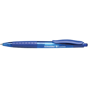 Schneider Kugelschreiber Suprimo blau/transparent, Schreibfarbe: blau, 1 St.