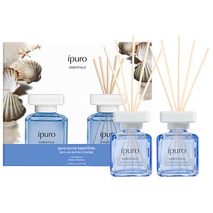 ipuro Raumduft ESSENTIALS sunny beachtime fruchtig 2x 50,0 ml, 2 St.