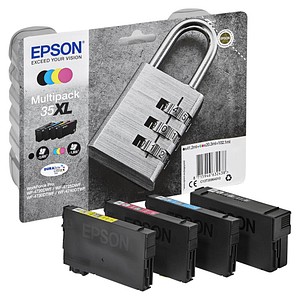 EPSON 35XL / T3596XL  schwarz, cyan, magenta, gelb Druckerpatronen, 4er-Set