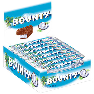 BOUNTY Schokoriegel 24 Riegel, 24 St.