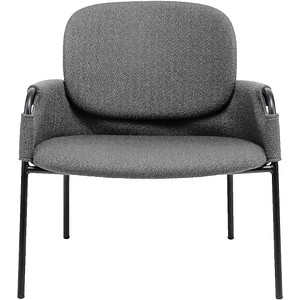 meet powered by PAPERFLOW Sessel CLOTH anthrazit schwarz Stoff 70,0 x 65,0 x 69,0 cm, 1 St.