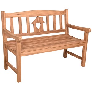 Garden Pleasure Gartenbank HOME 940299 natur Holz 120,0 cm