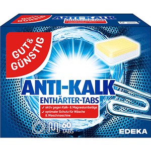 GUT&GÜNSTIG Waschmaschinen-Entkalker, 60 St.