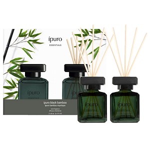 ipuro Raumduft ESSENTIALS black bamboo herb 2x 50,0 ml, 2 St.