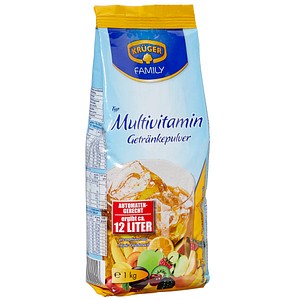 KRÜGER Multivitamin Getränkepulver 1,0 kg