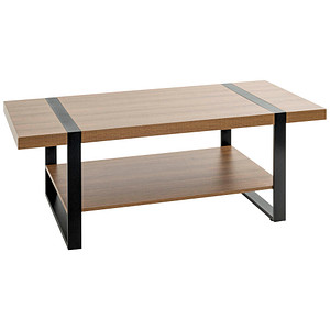 HAKU Möbel Couchtisch rechteckig Spanplatte bologna-eiche 120,0 x 60,0 x 45,0 cm, 1 St.
