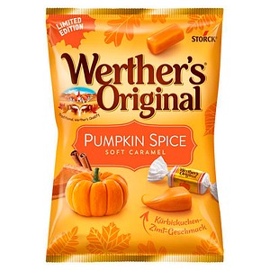 Werther’s® Original Soft Caramels Pumpkin Kaubonbons 180,0 g, 1 St.