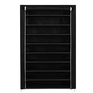SONGMICS Schuhregal schwarz 100,0 x 28,0 x 162,0 cm, 1 St.