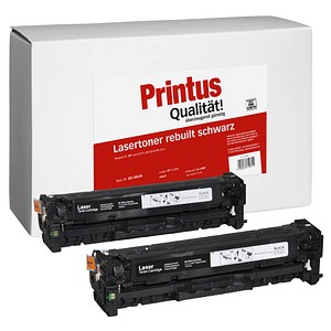 Printus  schwarz Toner kompatibel zu HP 305X (CE410XD), 2er-Set