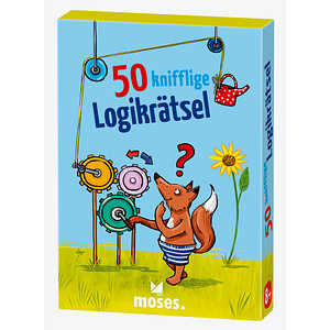 50 knifflige Logikrätsel Kartenspiel, 1 St.