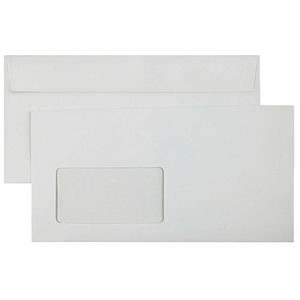 kaenguruh the world of paper Briefumschläge DIN lang mit Fenster grau haftklebend 50 St.