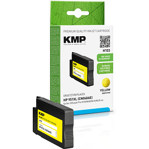 KMP H103  gelb Druckerpatrone kompatibel zu HP 951XL (CN048AE)