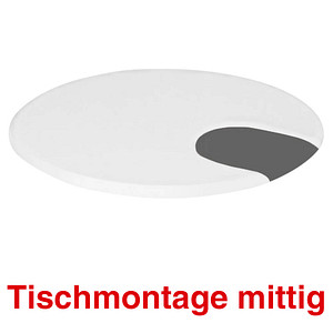Kerkmann Move 1 Kabeldurchführung 6,0 cm weiß