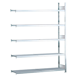 SCHULTE Anbau-Schwerlast-Weitspannregal WS 2000 15713 silber 150,0 x 50,0 x 300,0 cm