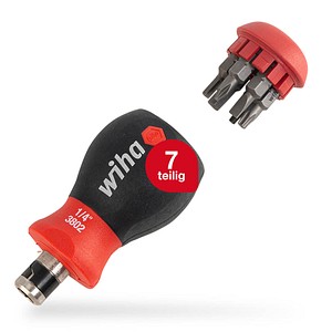 Wiha Schraubendreher-Set Stubby SL/PH/PZ/6-Kant/TORX® 43613 7-tlg.