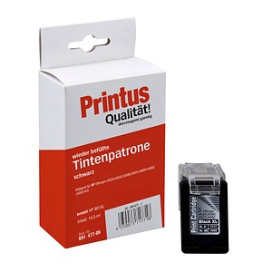 Printus  schwarz Druckerpatrone kompatibel zu HP 901XL (CC654AE)