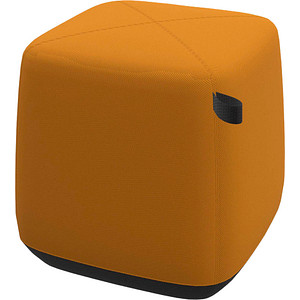 Dauphin Büro-Sitzhocker Allora orange, 1 St.
