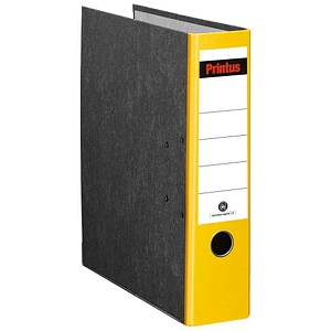 Printus Ordner gelb marmoriert Karton 8,0 cm DIN A4 Printus Ordner gelb marmoriert Karton 8,0 cm DIN A4