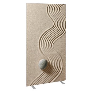 PAPERFLOW Trennwand easyScreen ES97005, Sand bunt 94,0 x 173,2 cm, 1 St.