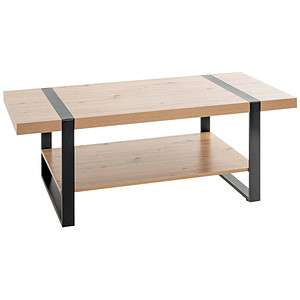 HAKU Möbel Couchtisch rechteckig Spanplatte eiche 120,0 x 60,0 x 45,0 cm, 1 St.