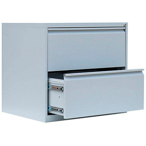 LÜLLMANN Hängeregistraturschrank lichtgrau 2 Schubladen 76,0 x 62,0 x 70,5 cm, 1 St.